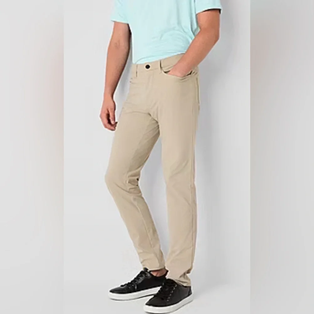 Stylus 5 Pocket Pant Mens Slim Fit Flat Front Pant